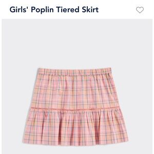 Vineyard Vines Girls Pink Plaid Skirt